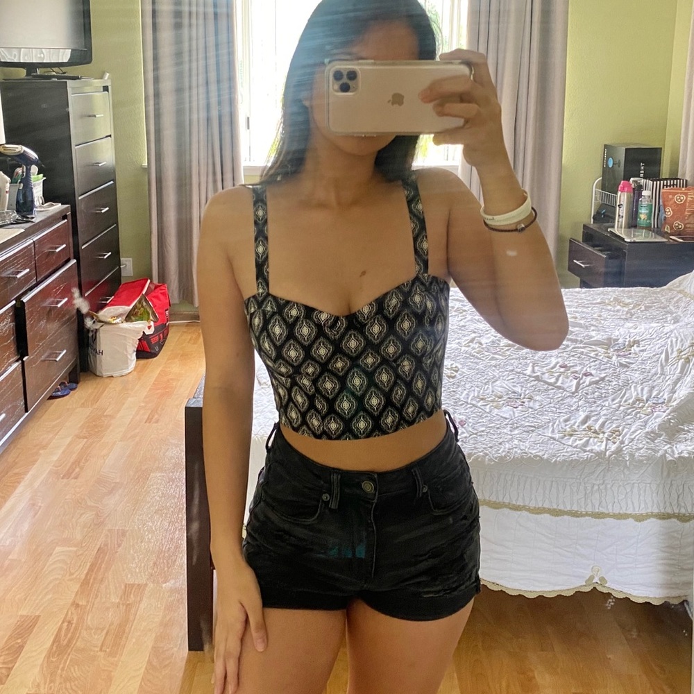 Black Crop Top